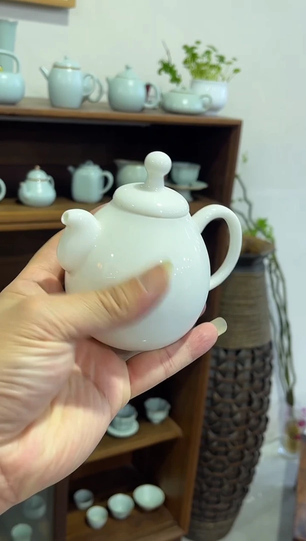高白瓷茶壶，冲单福利