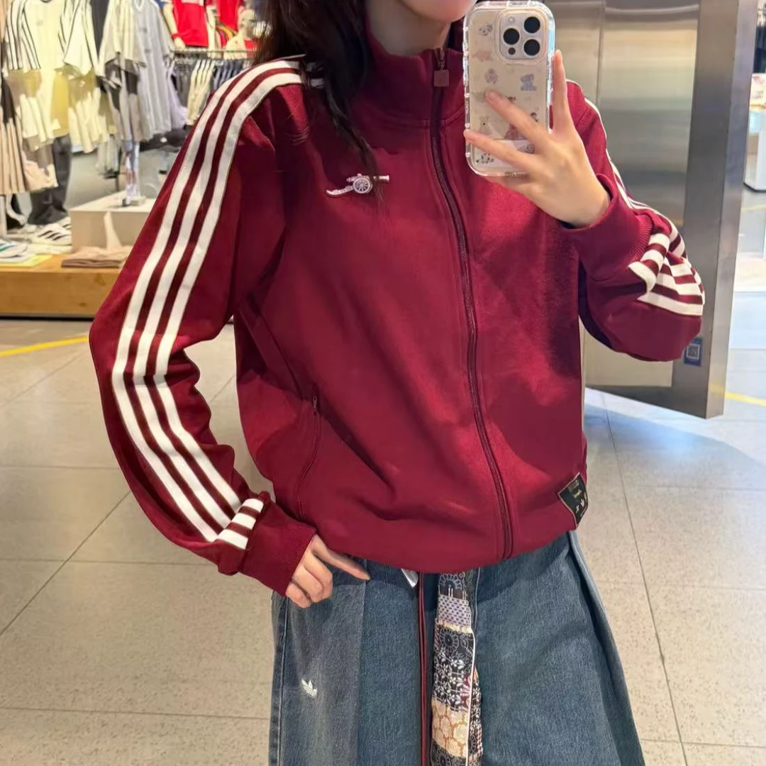 adidas/阿迪达斯中性款 阿森纳足球休闲文化夹克外套JM9390