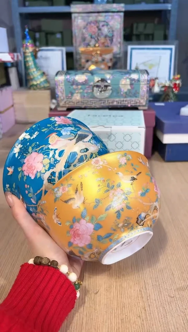 【闪购商品】杯192百鸟面碗套二