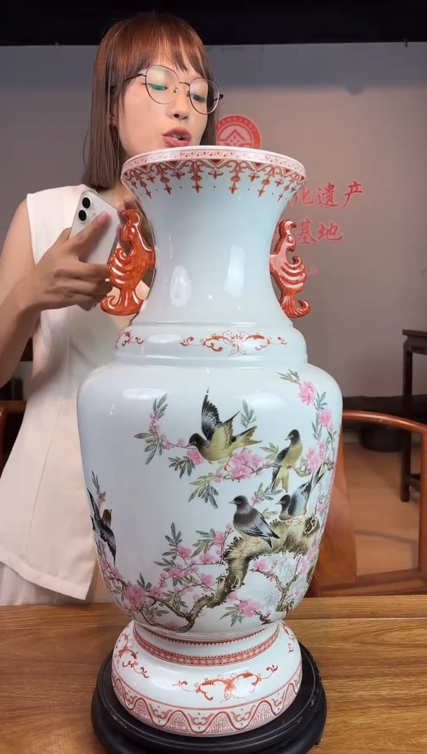 摆件瓷立方-水点桃花专场0711