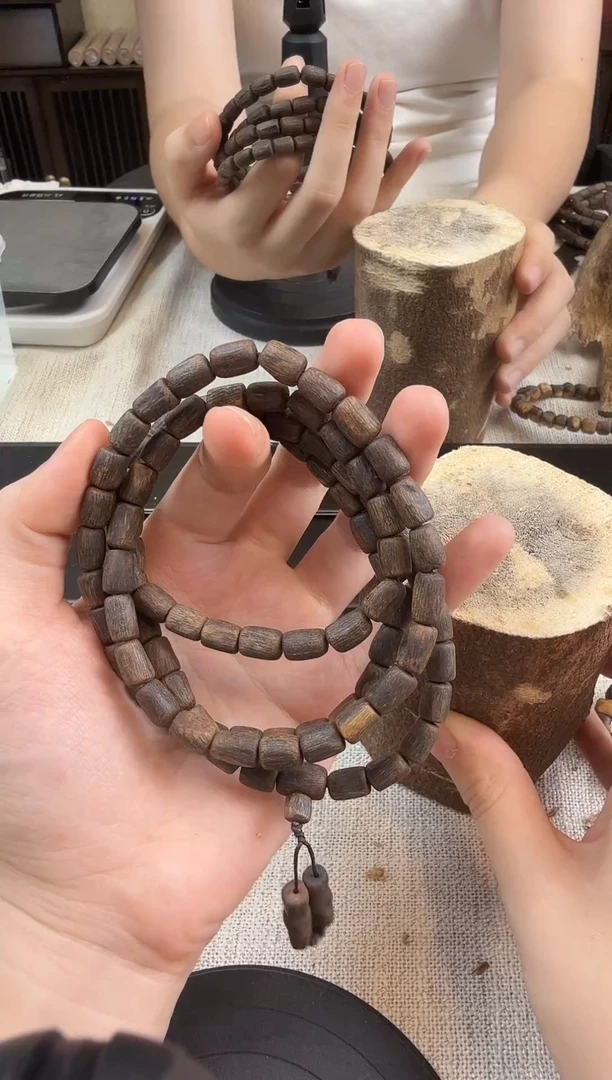 手串沉香奇楠沉水桶珠多圈卡8/20克多样性发其一