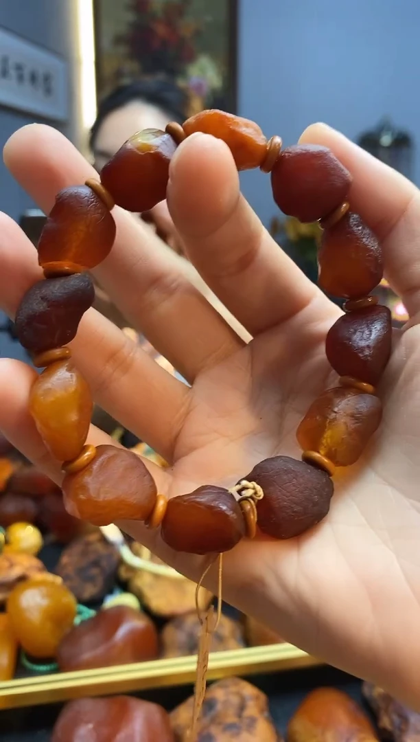 手串琥珀未镶嵌手串