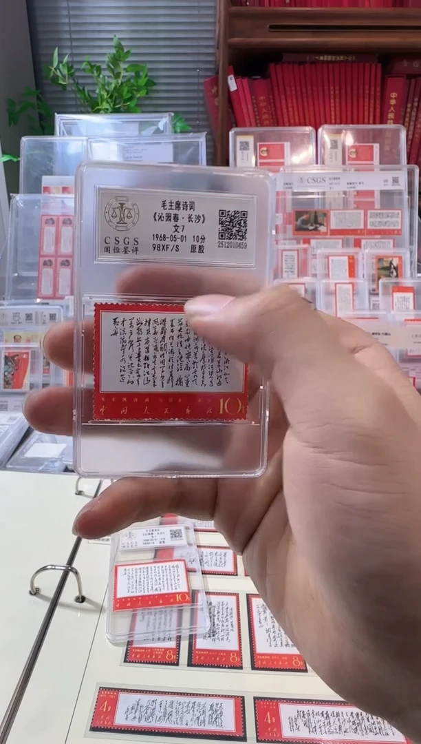 文7单枚 封装评级鉴定收藏