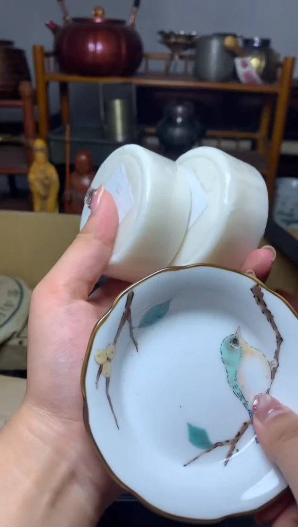 紫砂盖碗瓷器默认微瑕瓷器