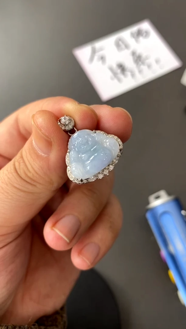 【闪购商品】翡翠颈饰银S925镶嵌买断价