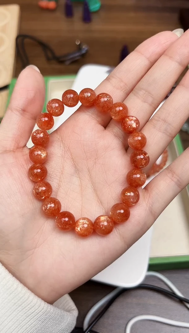 未镶嵌手链日光石悦4319 约9mm