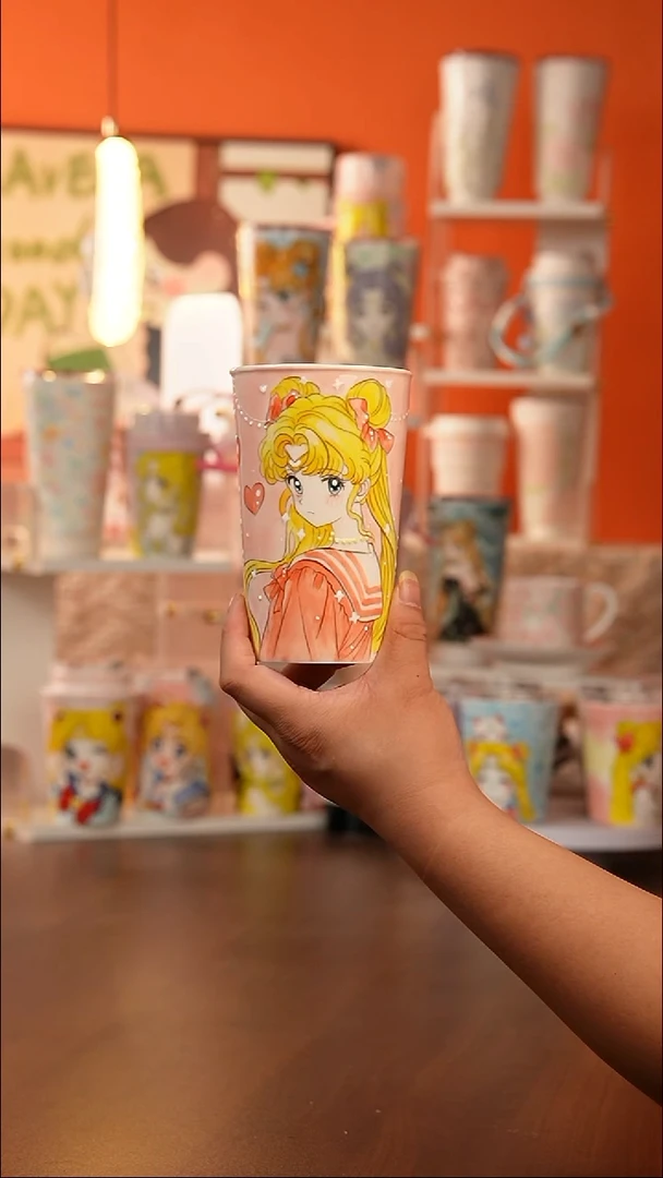 景德镇手工手绘文创陶瓷杯