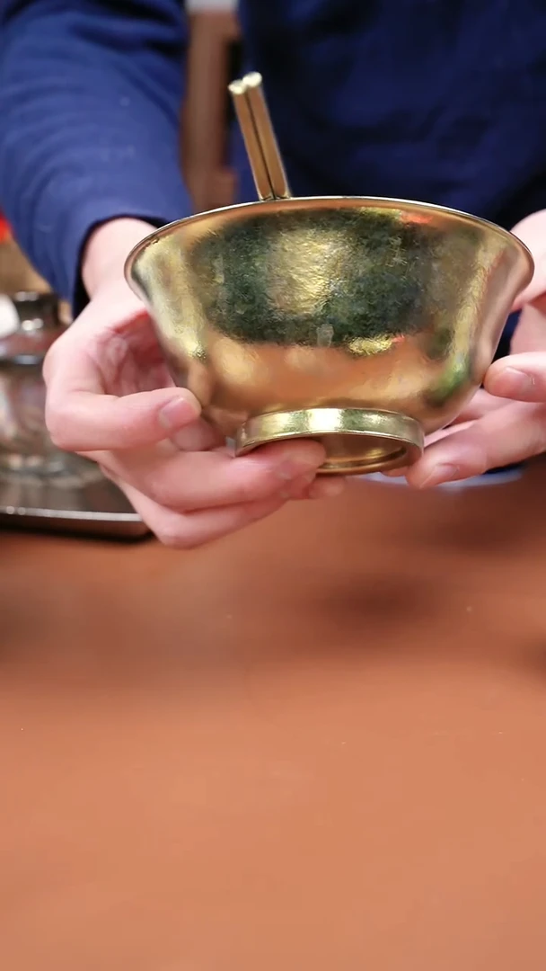 1辉哥粉丝福利 纯钛碗+纯钛筷子 金色