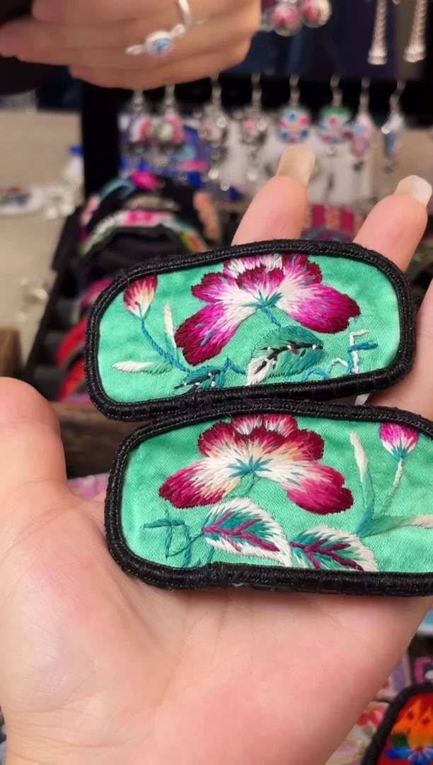 织绣艺枝独绣老绣饰品72