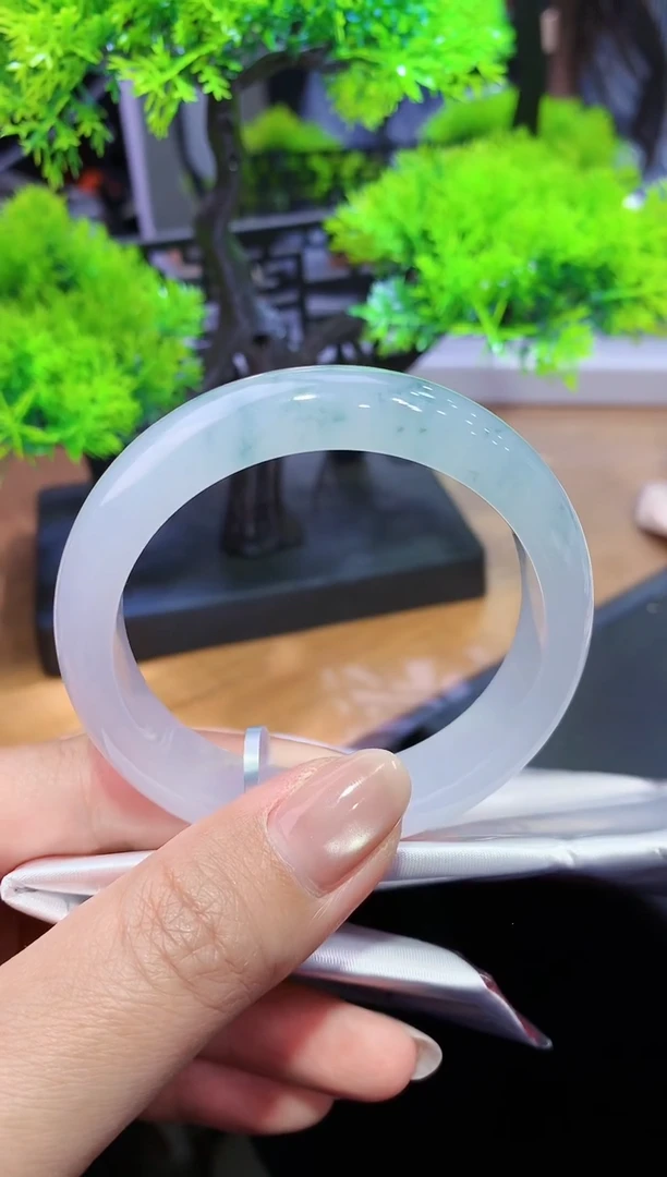 未镶嵌手镯翡翠K31天然A货缅甸翡翠53.7