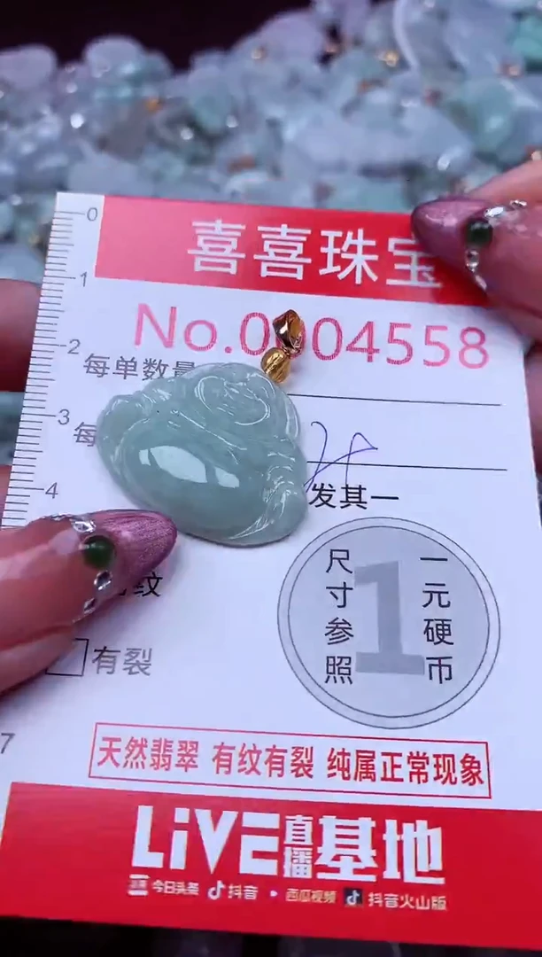 吊坠(不含链)未镶嵌翡翠4558