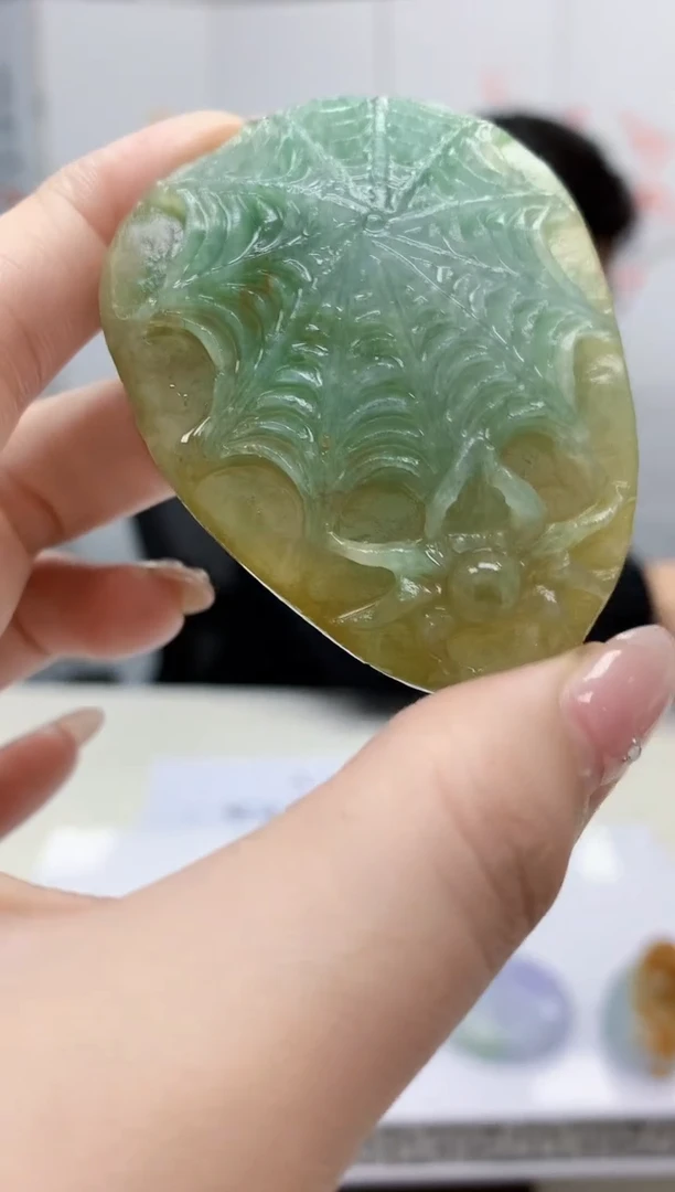 【闪购商品】定制翡翠未镶嵌5152jw-毛货挂件13