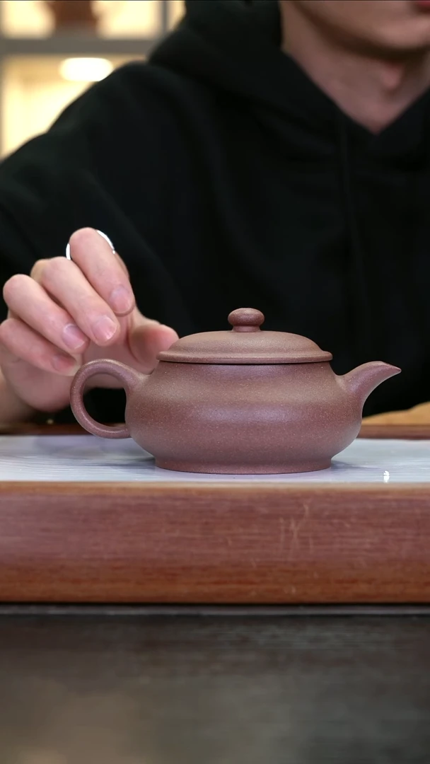 茶壶紫砂XL   全砂底槽清   明炉    240cc