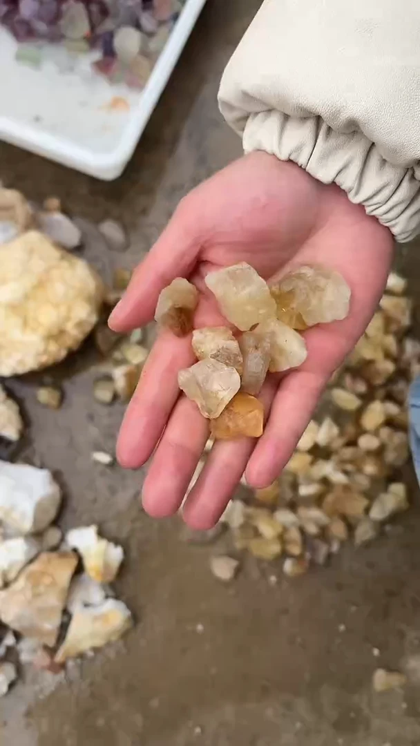 【闪购商品】水晶摆件未镶嵌黄水晶碎石  500g