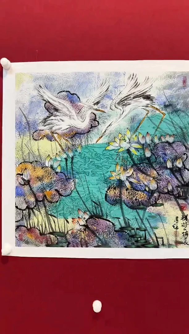 国画铭洺圣东方艺术/朱建红/国画