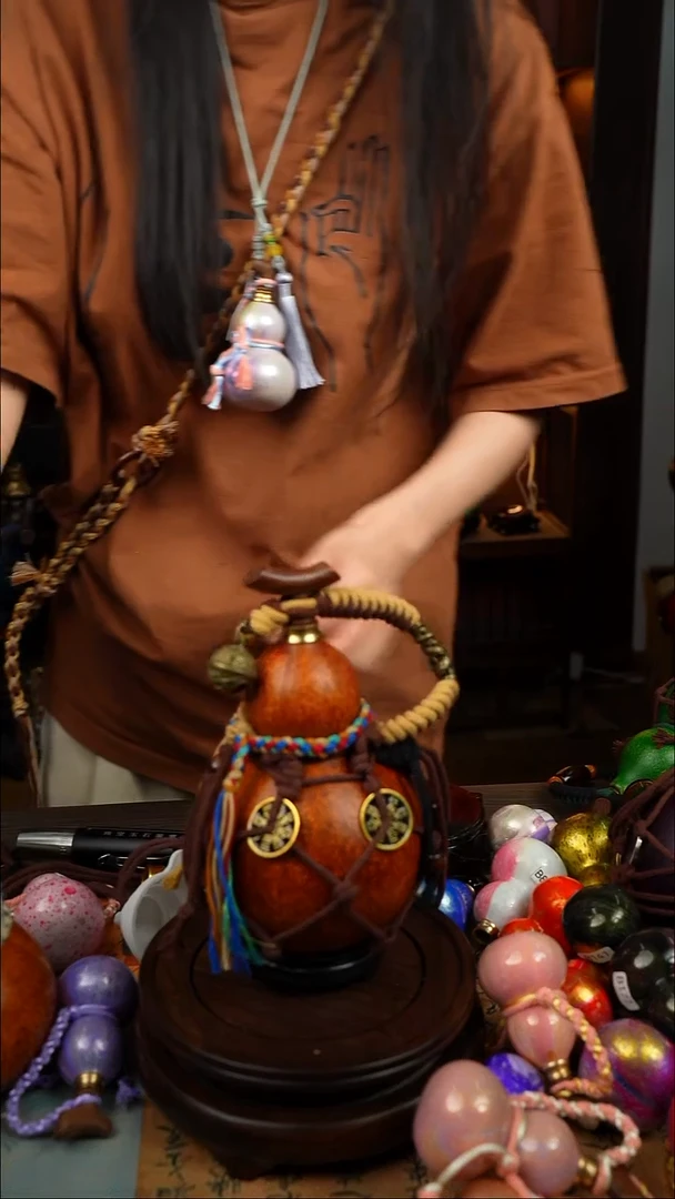 233号600ml左右非遗大漆酒葫芦