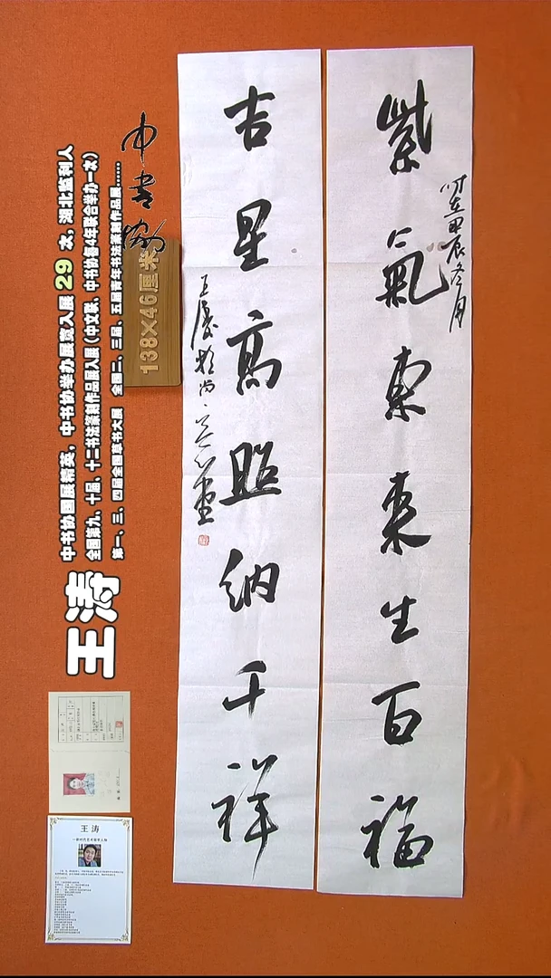 【闪购商品】书法334王涛书法作品