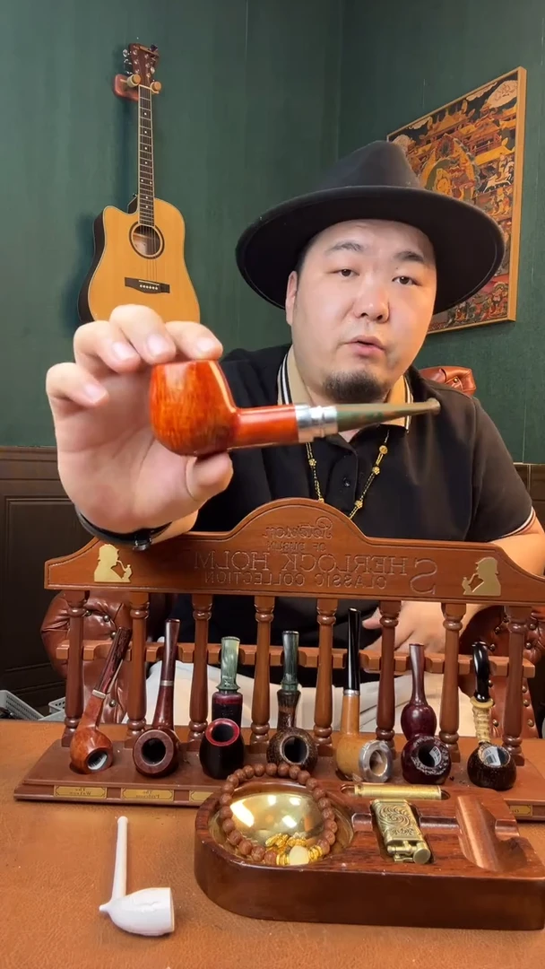 石楠木木雕款意大利进口石楠木烟斗