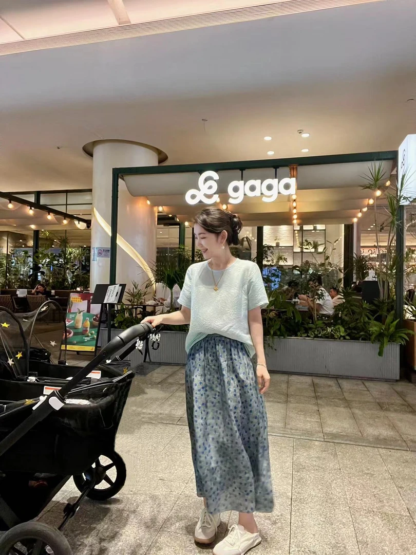 【扎染波点】CHUN家显瘦气质时尚减龄桑蚕丝双绉半裙