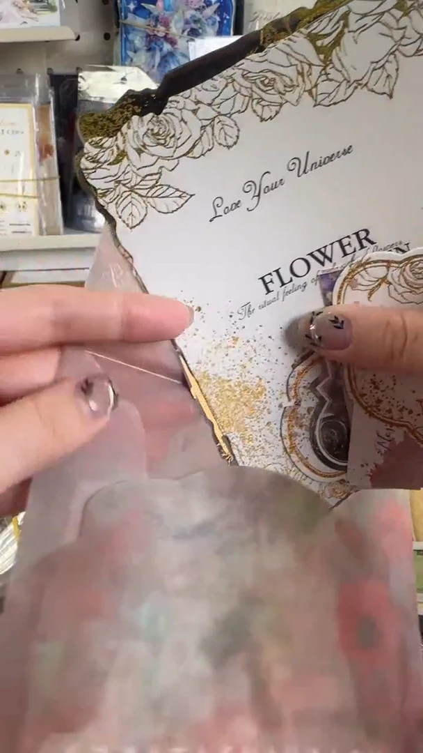 黛*娜浪漫金莎素材 随机3款