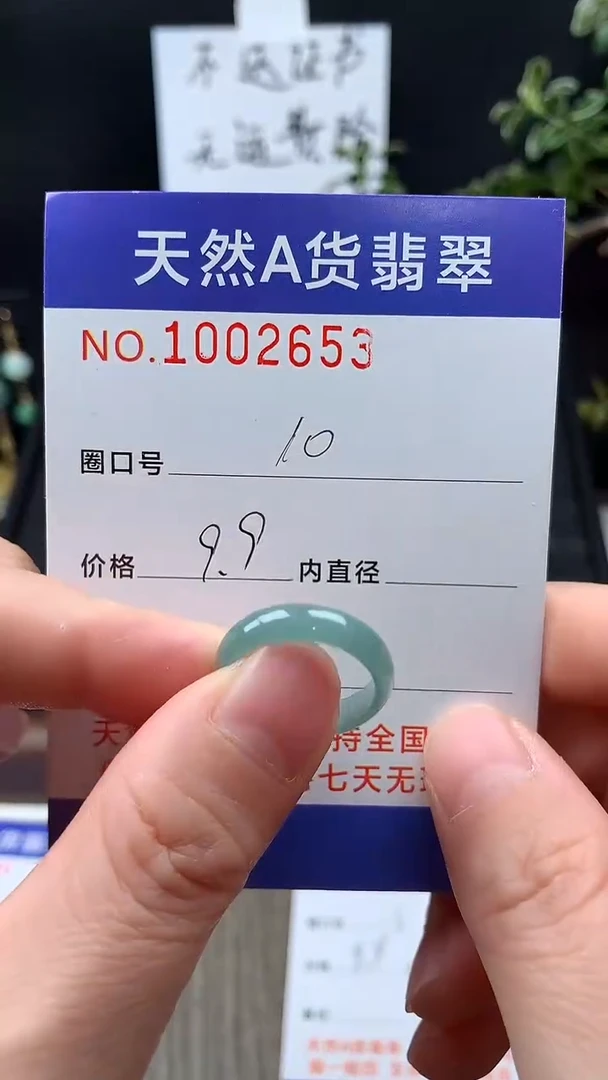 未镶嵌戒指翡翠10#