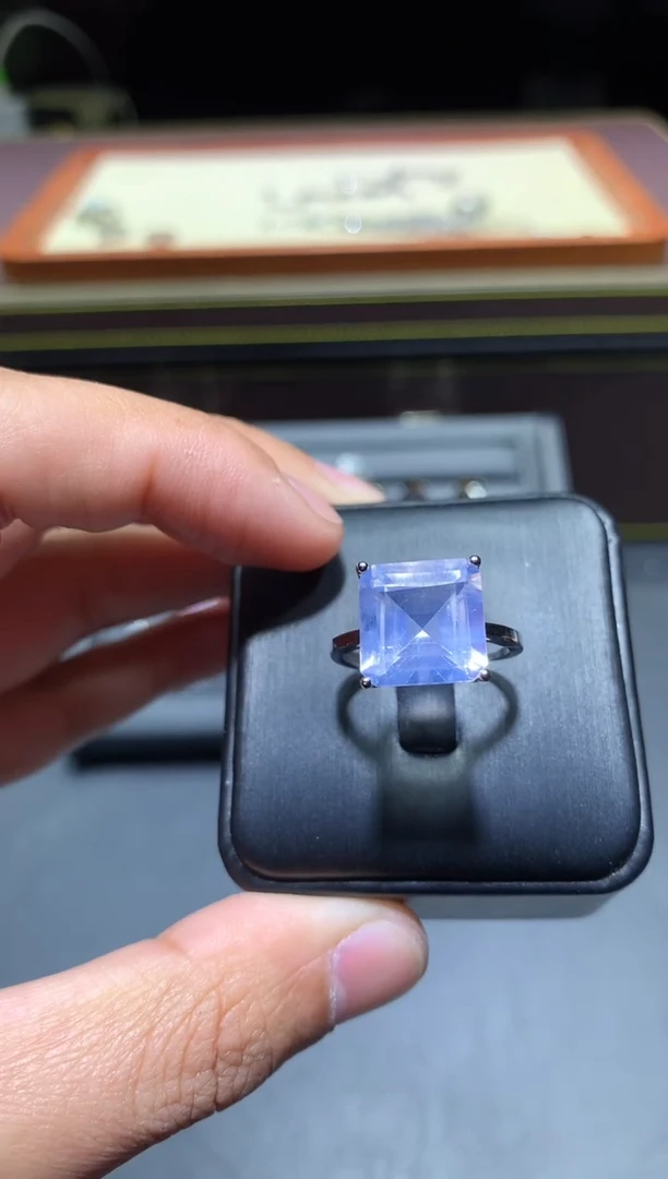 【闪购商品】水晶戒指未镶嵌T107紫玉晶