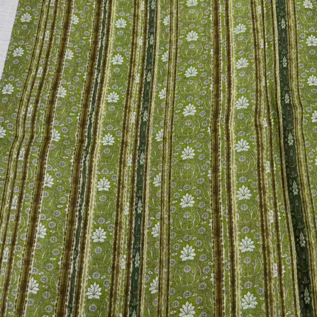 花墙裙子套装夏装纯苎麻42支面料 布料幅宽140cm