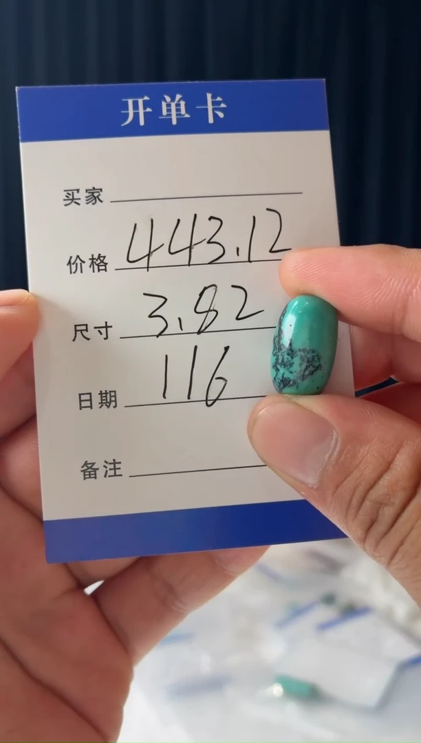 未镶嵌绿松石项链噶玛珠宝湖北原矿高瓷