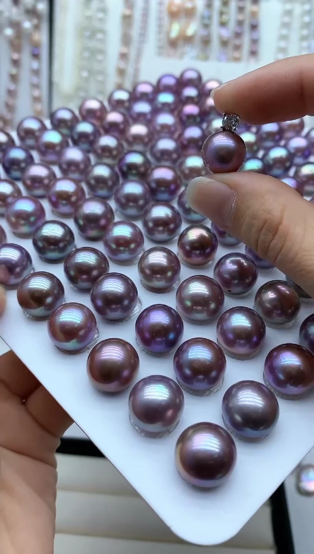 【闪购商品】淡水珍珠吊坠(不含链)银S925镶嵌多样性发其一王妃