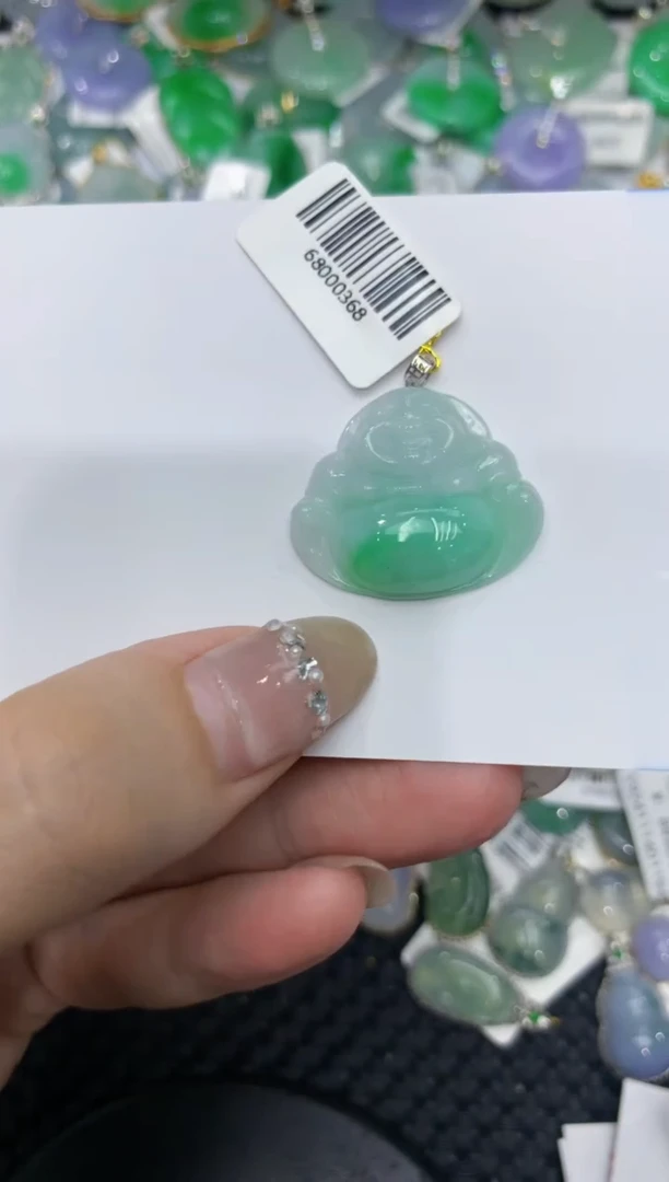 【闪购商品】翡翠颈饰18K金镶嵌222222222