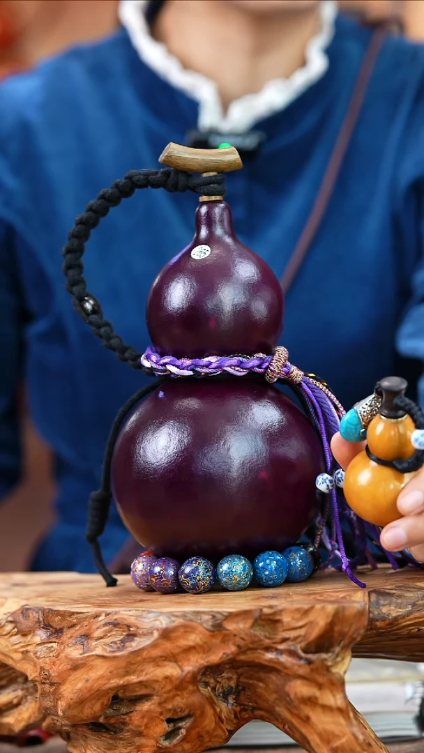 【闪购商品】265—光岳葫天然大漆酒葫芦不含漆珠