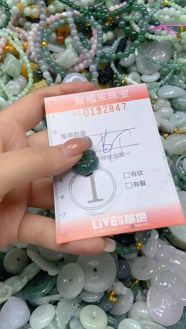 翡翠未镶嵌颈饰闪购0192847