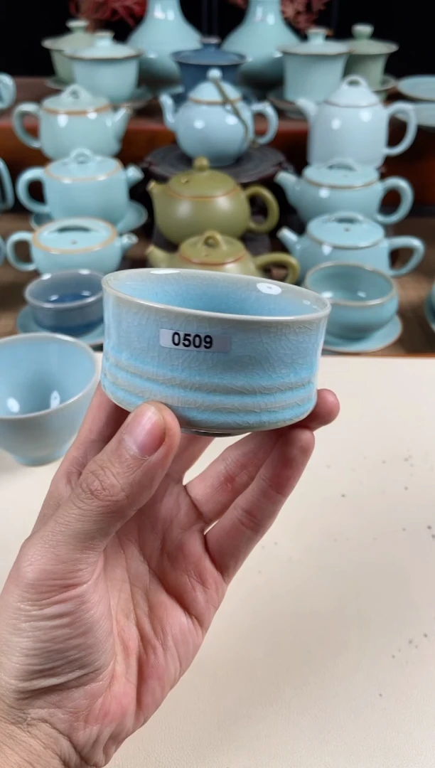 【闪购商品】其他509号扳指杯国营汝瓷厂原泥胎