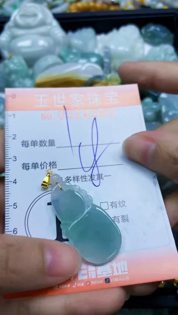 翡翠未镶嵌颈饰闪购0324580