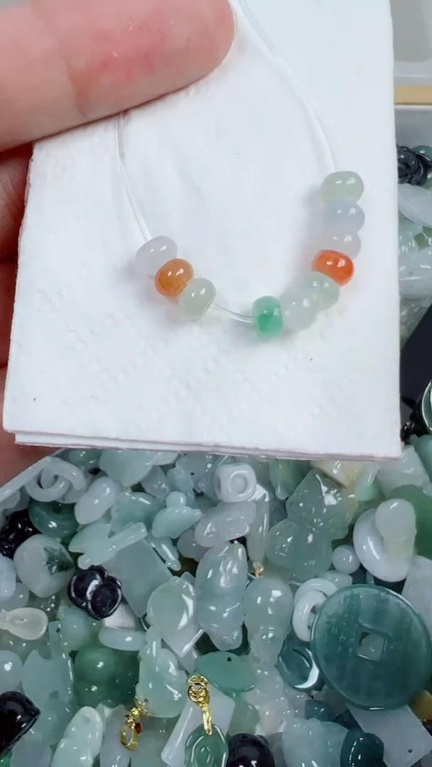 散珠翡翠222号链接，A货翡翠