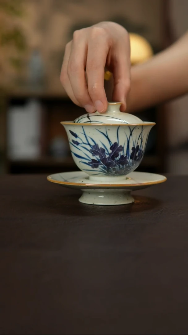 杯景德镇陶瓷杯碗柴烧多人