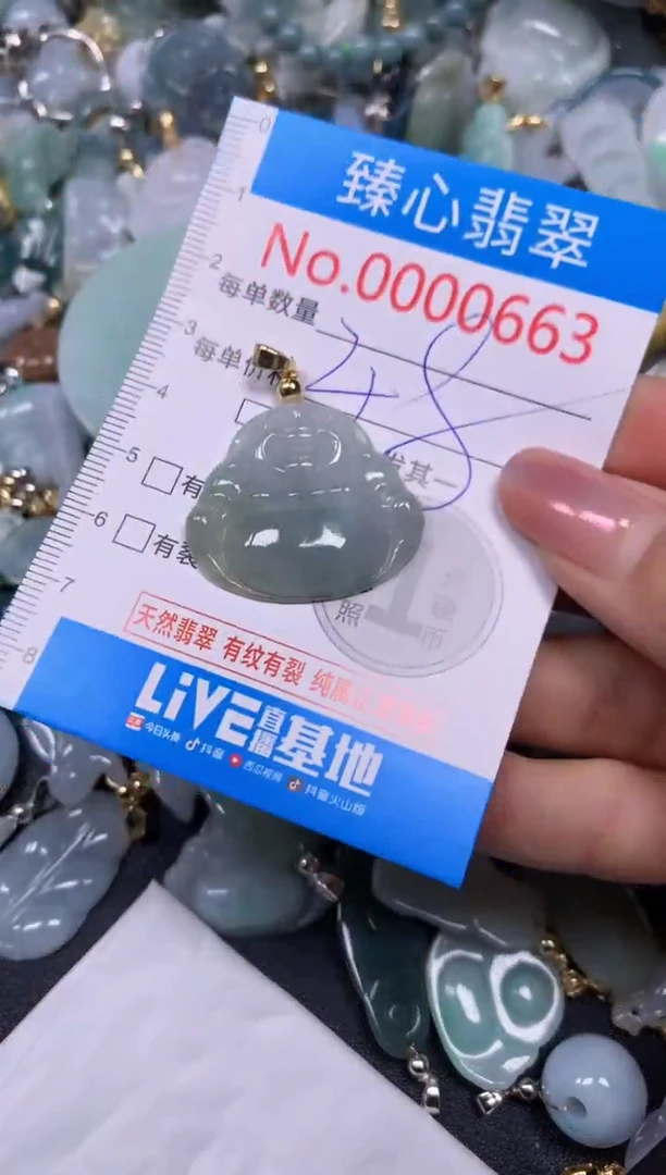 【闪购商品】翡翠颈饰未镶嵌含绳000663