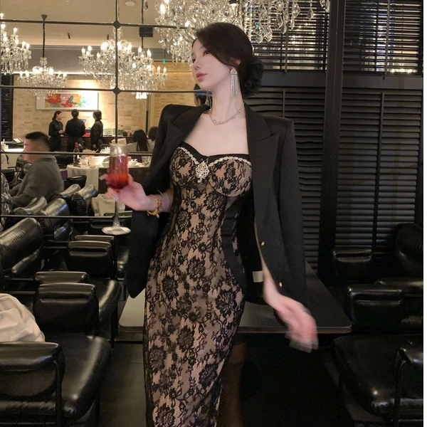 【雅乔定制】黑曜方程 黑色西装外套DYTH-24123632