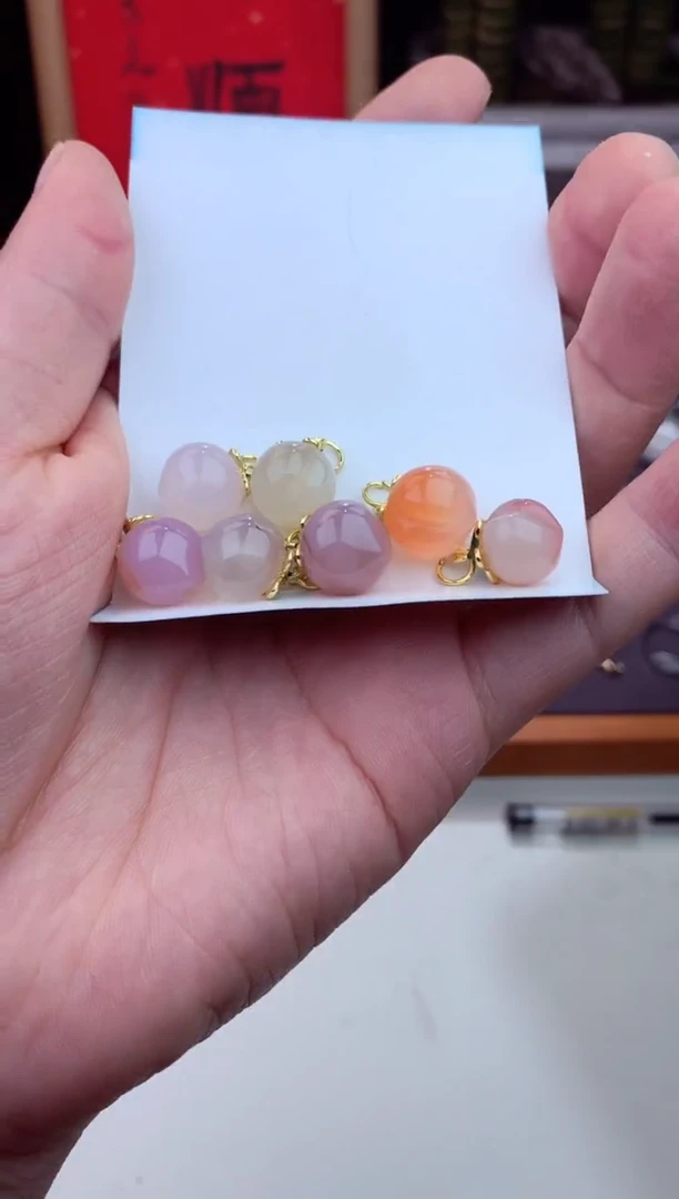 合金吊坠(不含链)玛瑙/玉髓玛瑙多样性发一件-桃子吊坠