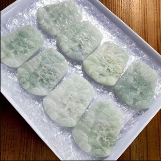 时尚百搭翡翠山水牌吊坠（多样性发货 拍一发一）