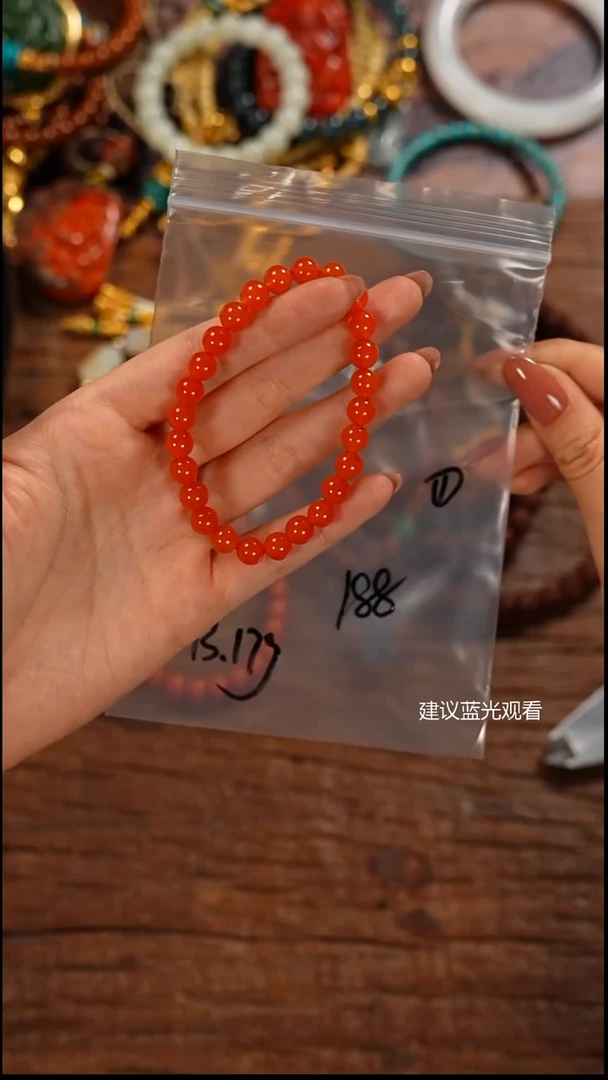 未镶嵌手串南红玛瑙馨**悠屾山出品