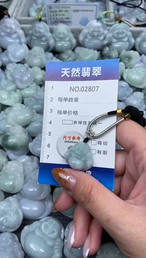 颈饰未镶嵌翡翠纯天然A货翡翠2807