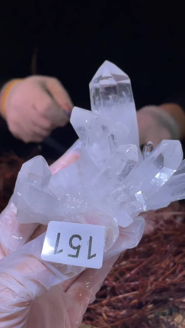 未镶嵌珠宝半成品水晶晶簇-151