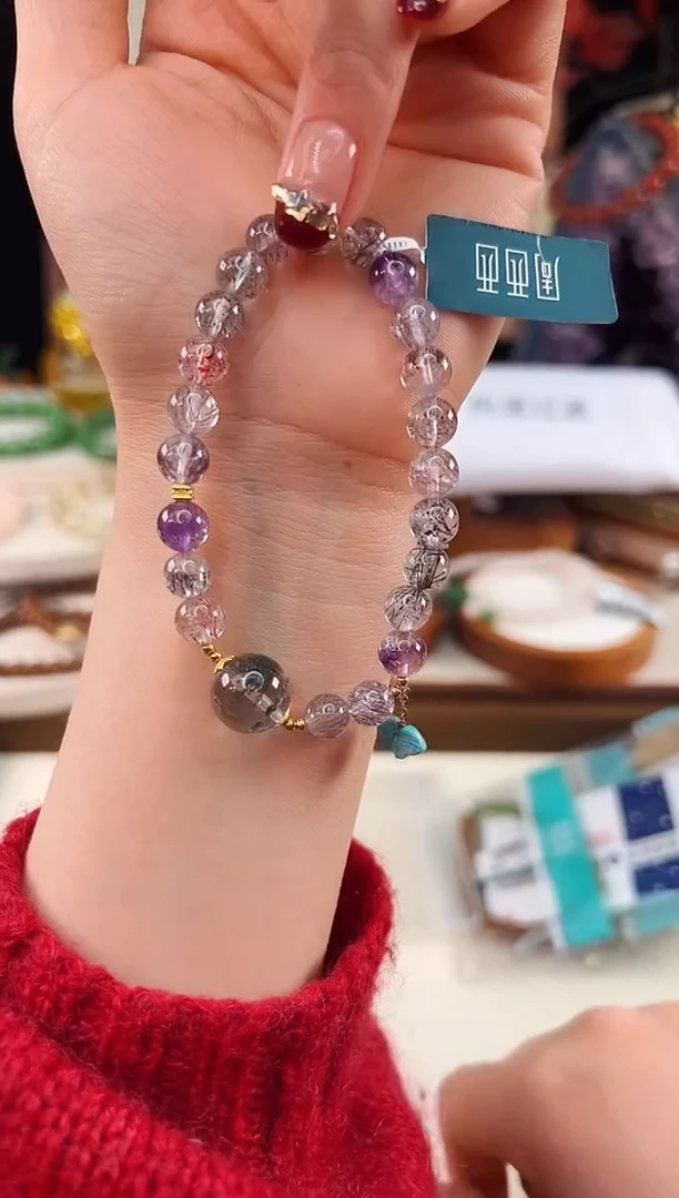 18K金镶嵌手链水晶@@G921D019239