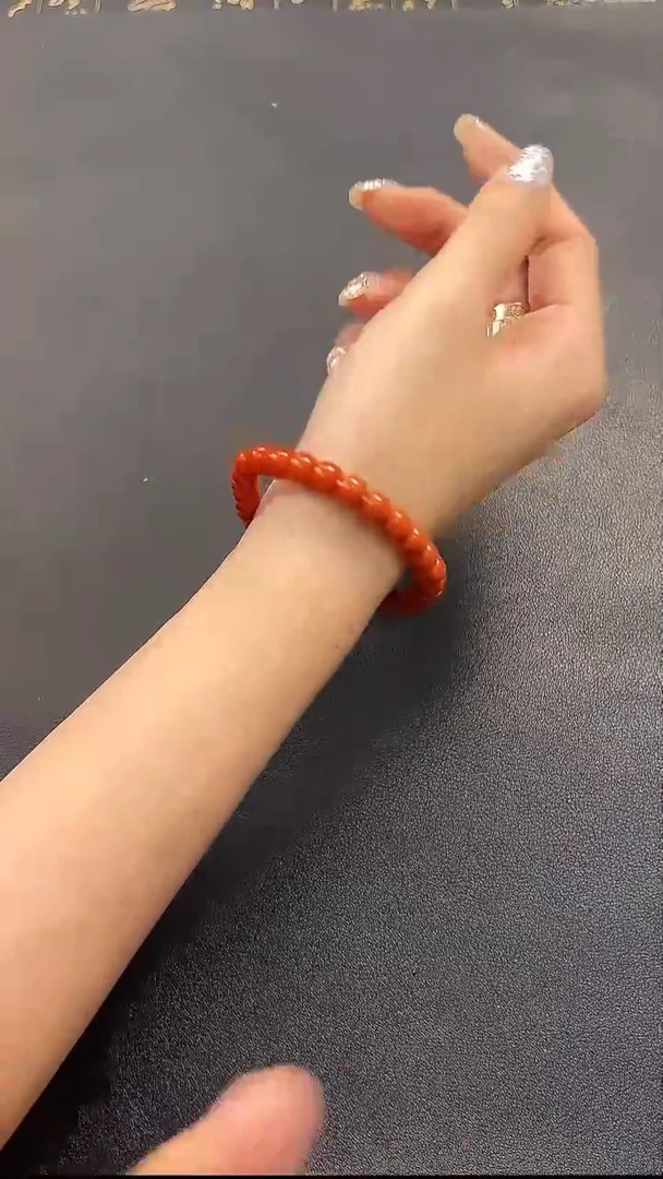 未镶嵌手串南红玛瑙手串