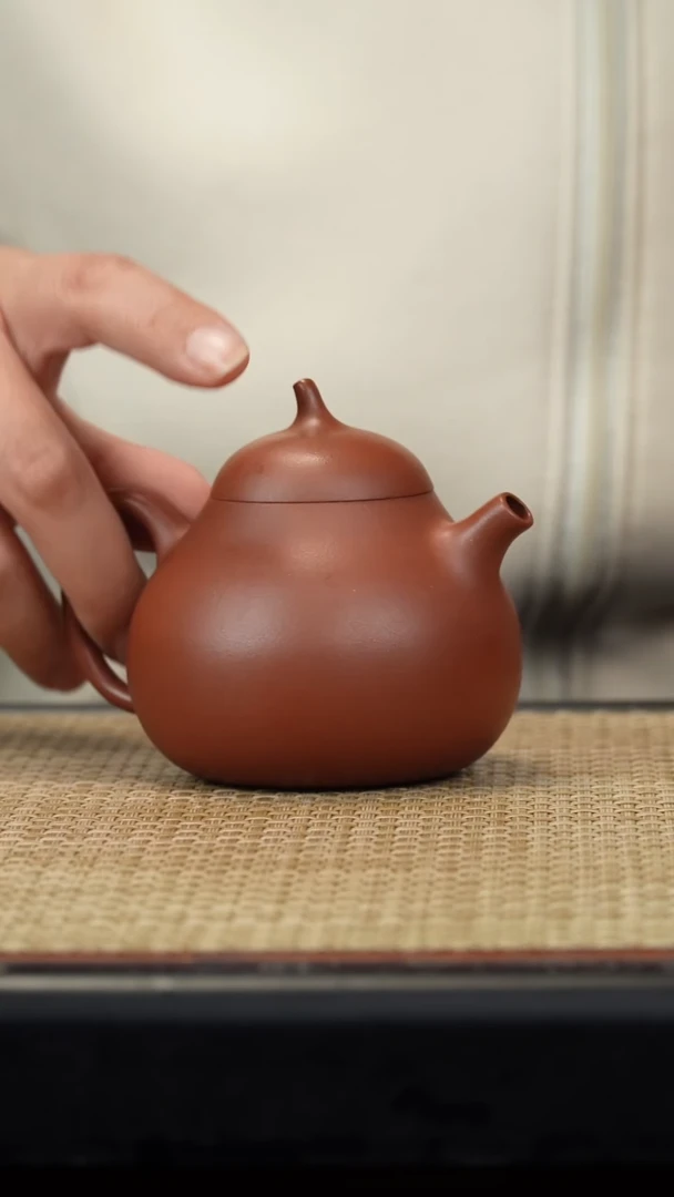 【闪购商品】紫砂茶壶红皮龙茄瓜