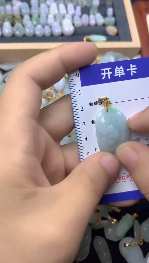 颈饰未镶嵌翡翠天然A货翡翠