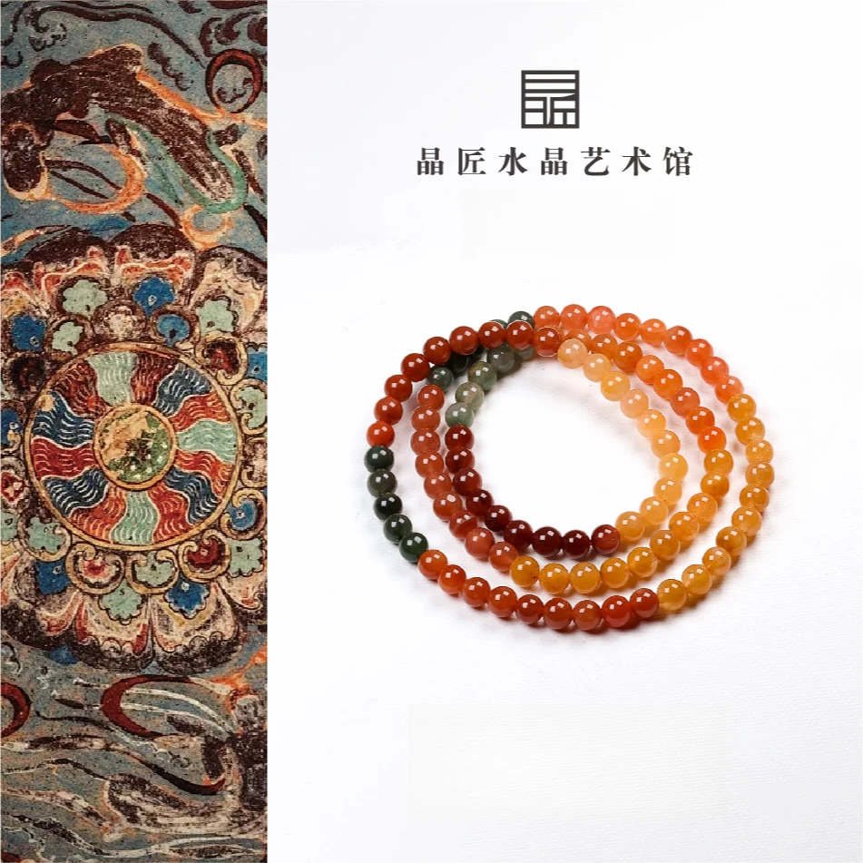 晶匠福禄寿水晶多圈手串5mm+多样性发一 编号M52014 精选