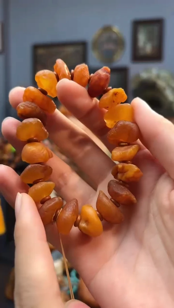 手串琥珀未镶嵌手串