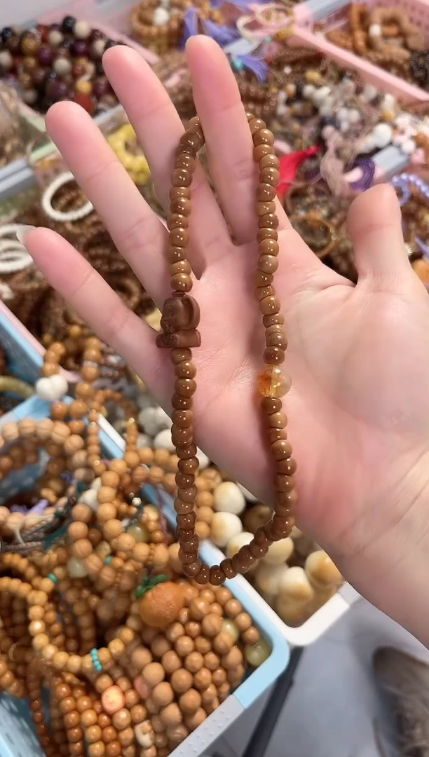 手串库克库克蒜瓣大肠双圈小飞象7mm